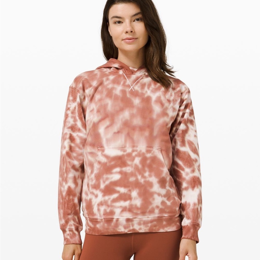 lululemon athletica Tie-Dye Sweatshirt - Pink and White
